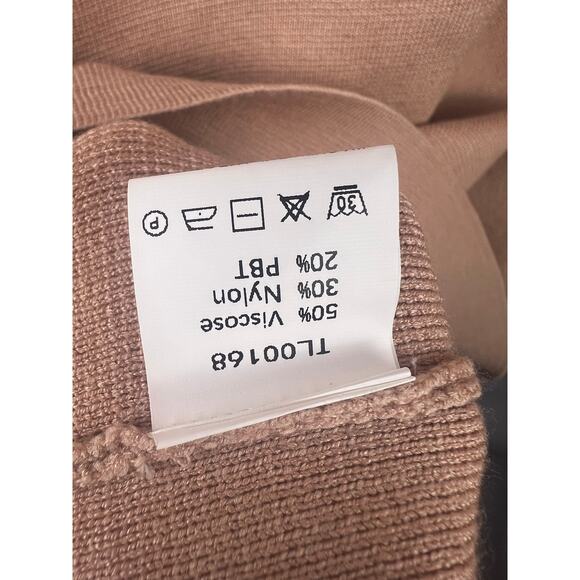 ANRABESS Open Front Knit Tan Cardigan Coatigan Long Lightweight Jacket - Picture 12 of 13